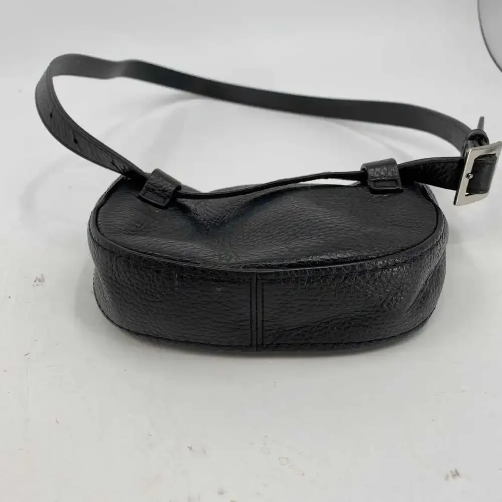 J. Crew Black Mini Pebbled Leather Belt Bag | Stylish & Versatile